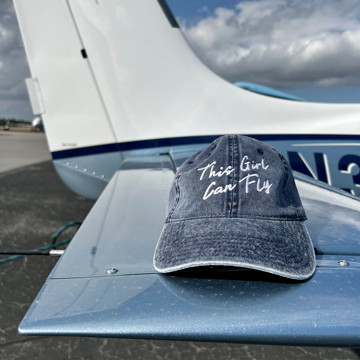 Customizable This Girl Can Fly Hat