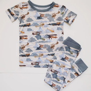 Plane baby november pj set 