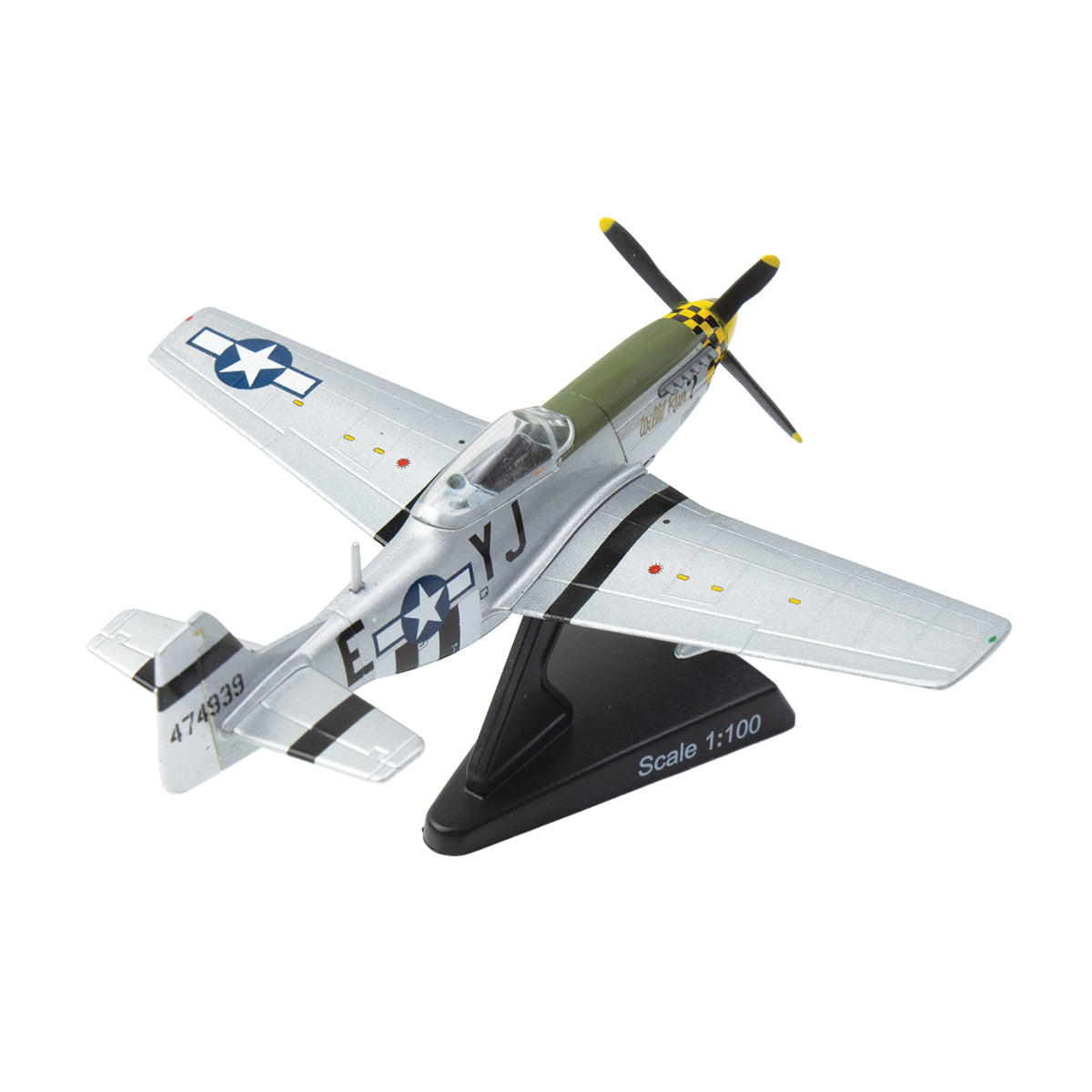 P-51D die-cast airplane model toy