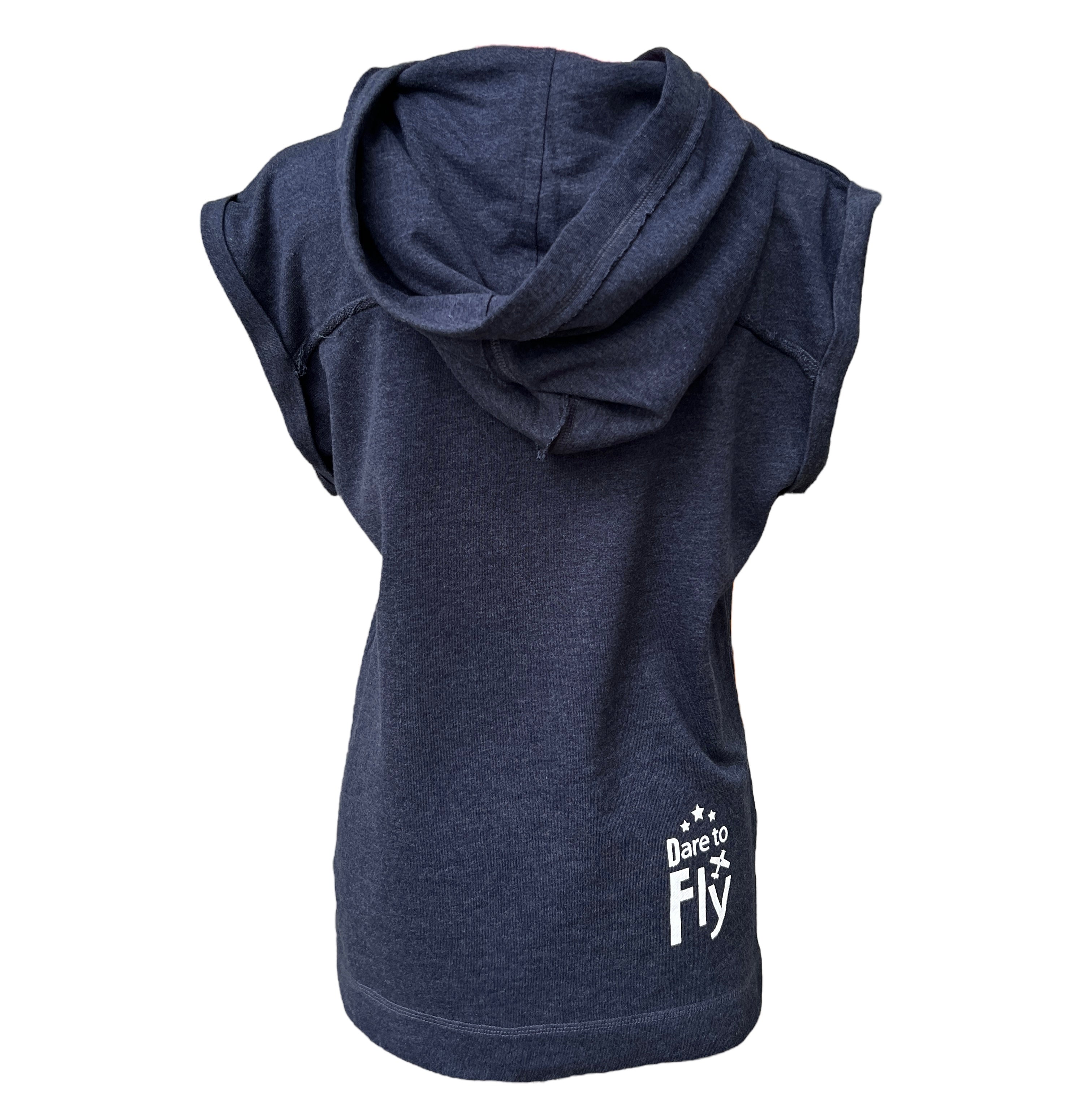 Lady Pilot Sleeveless Hoodie