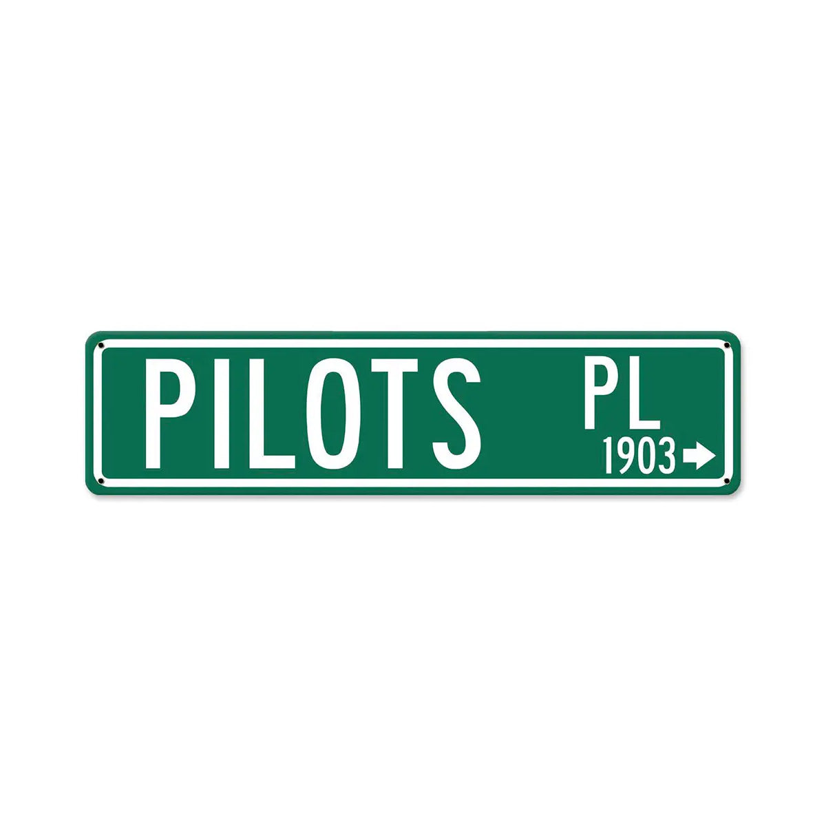Pilots Place Street Sign
