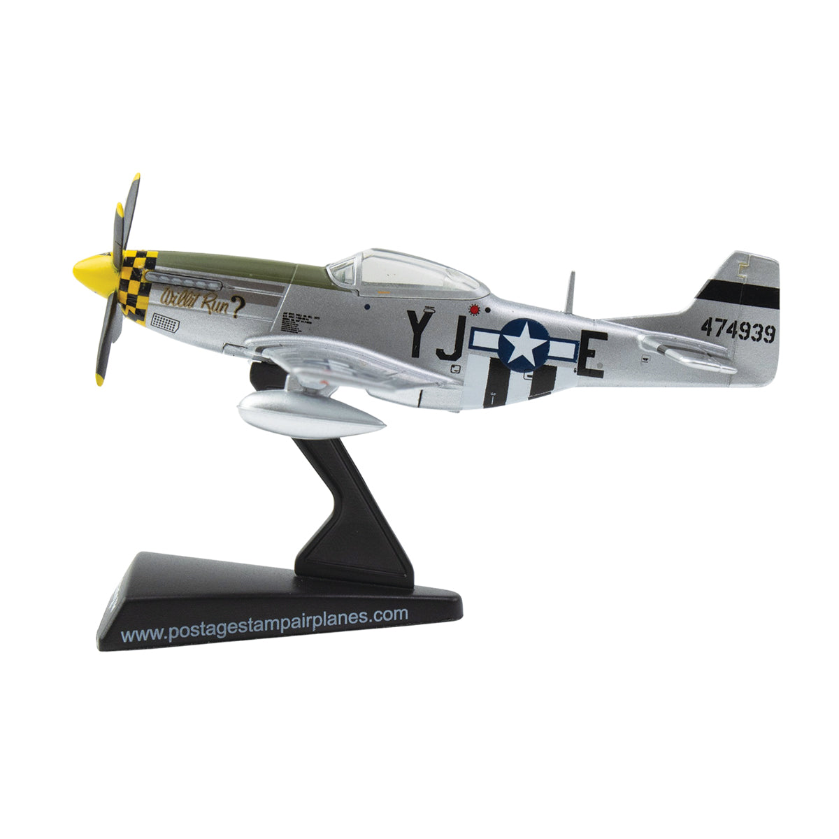P-51D die-cast model