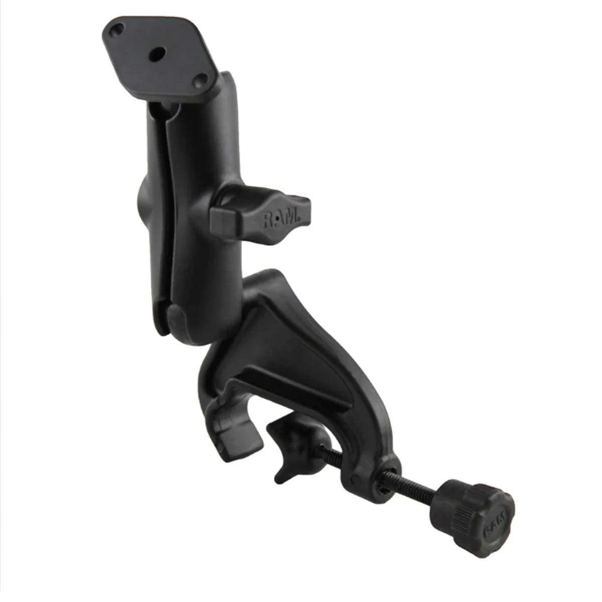 RAM Double Ball Yoke Clamp Mount with Diamond Plate - Medium image 0