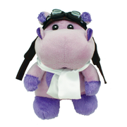 Mini Hippo Aviator Plushie