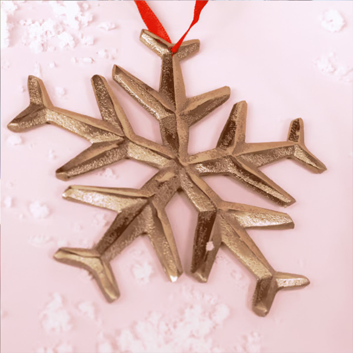 Gold Snowflake ornament 