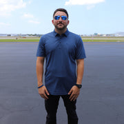 TravisMathew Performance Polo Blue