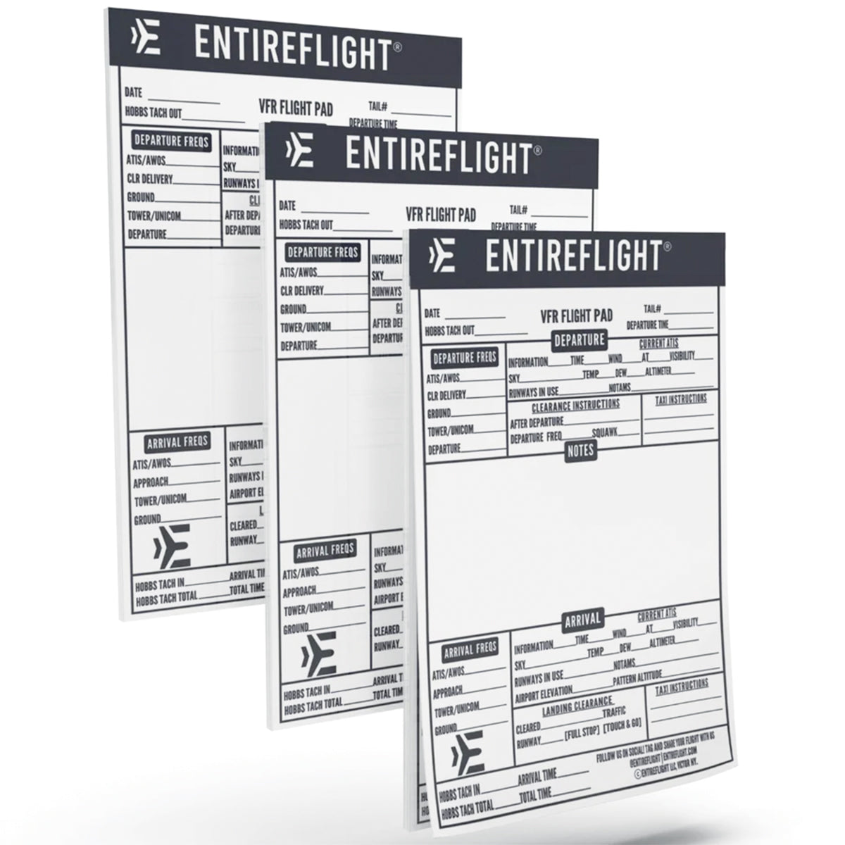 VFR Flight Pads for pilots and students 