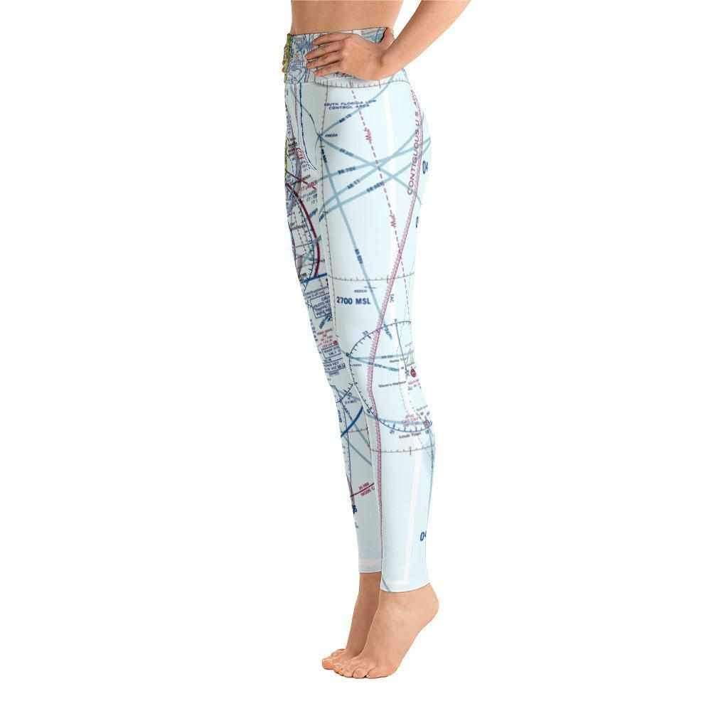 Miami Sectional Yoga Leggings (White) image 1