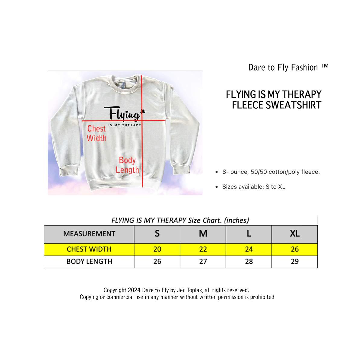Dare to Fly Ecru Sweatshirt � Aviation Inspired Pullover image 1