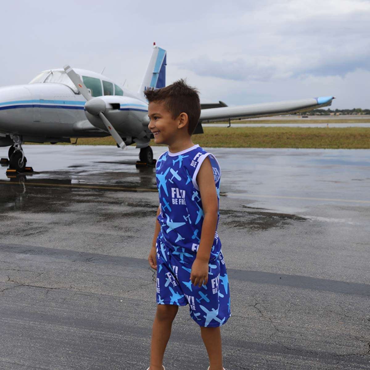Boys Planes Bathing Suit image 3