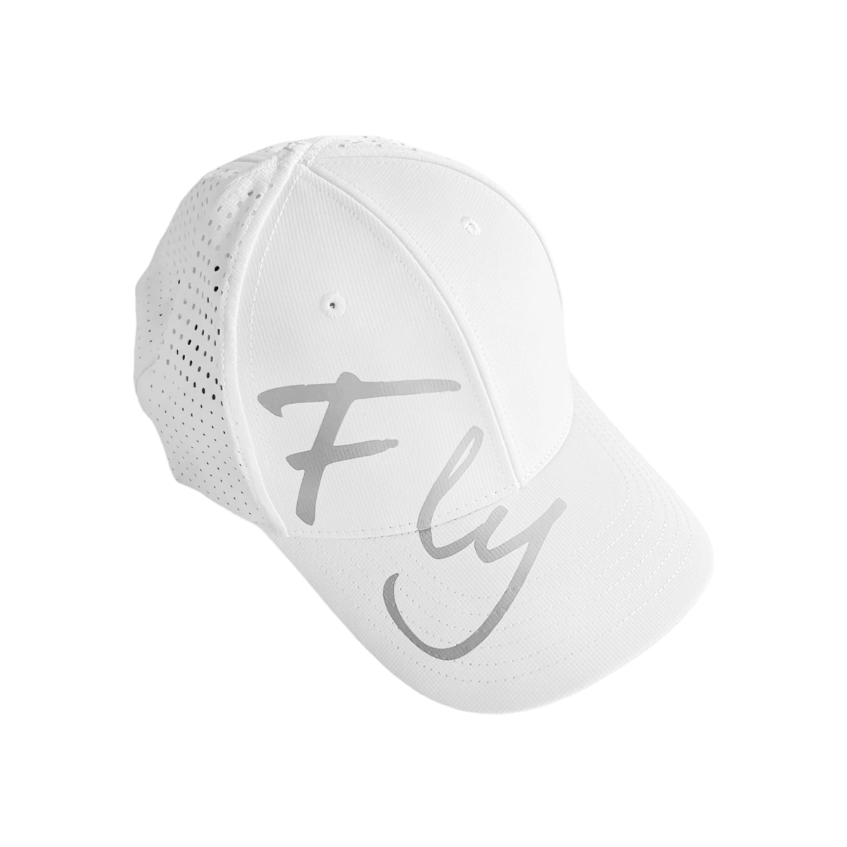 Cool Comfort White Fly Signature Baseball Hat � Performance Buttonless Cap image 0