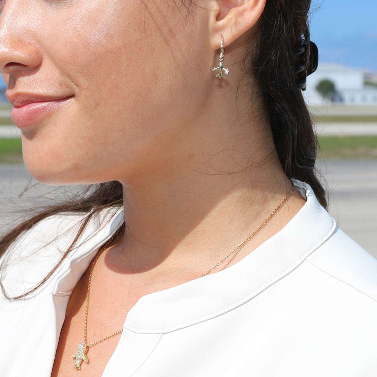 Tinywings Gold Earrings image 1