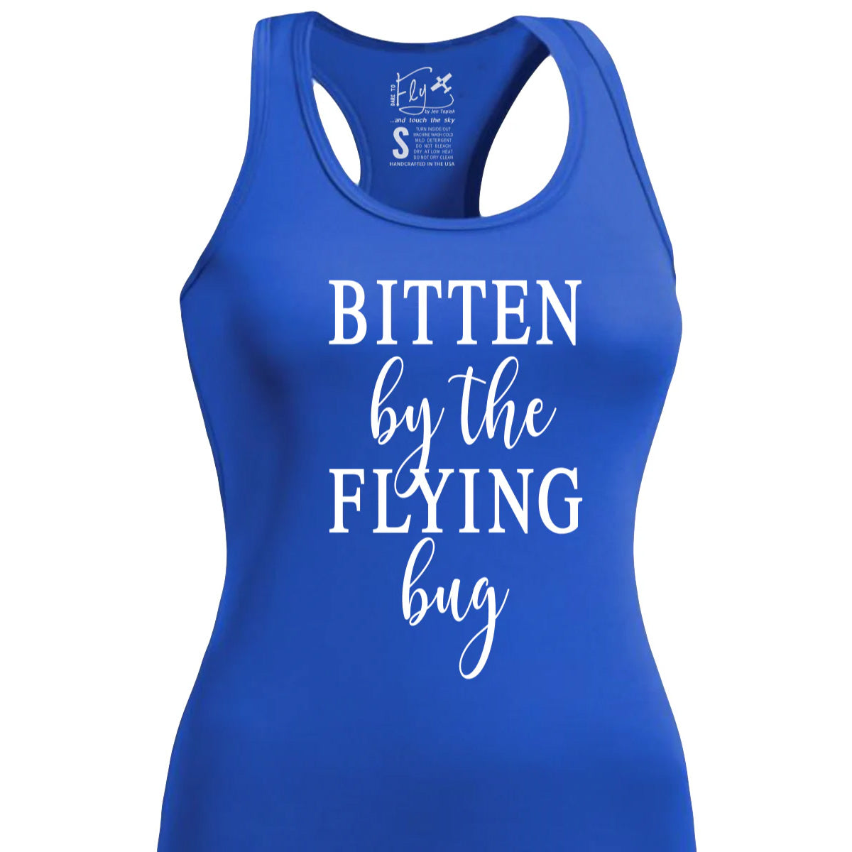 bitten by the flying bug tank top 
