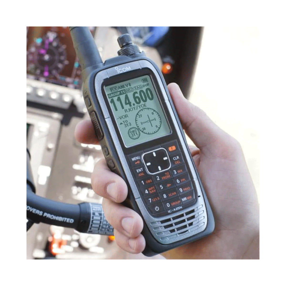 ICOM A25N Portable NAV/COM Radio image 1