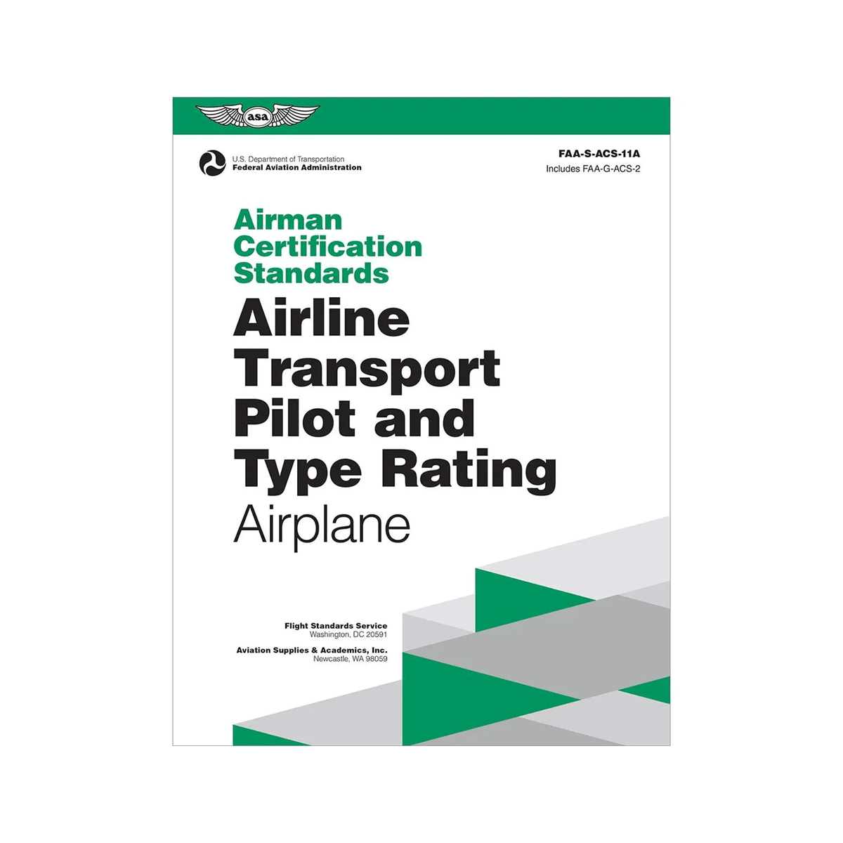 ASA Airman Certification Standards Airline Transport Pilot and Type Rating Airplane image 0