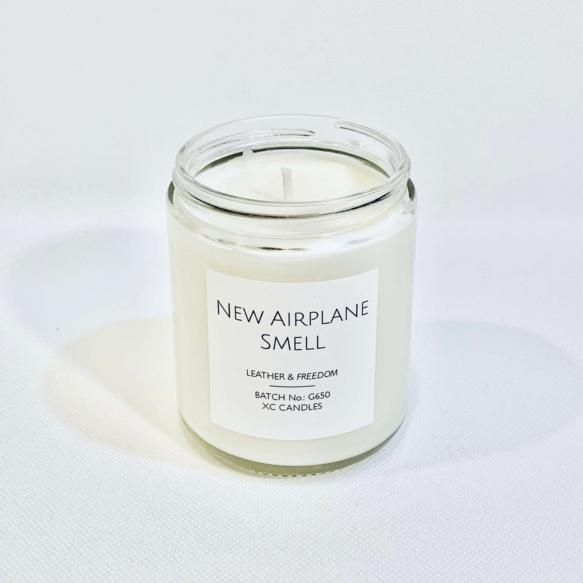 XC Candles - New Airplane Smell - Leather &amp; Freedom image 1