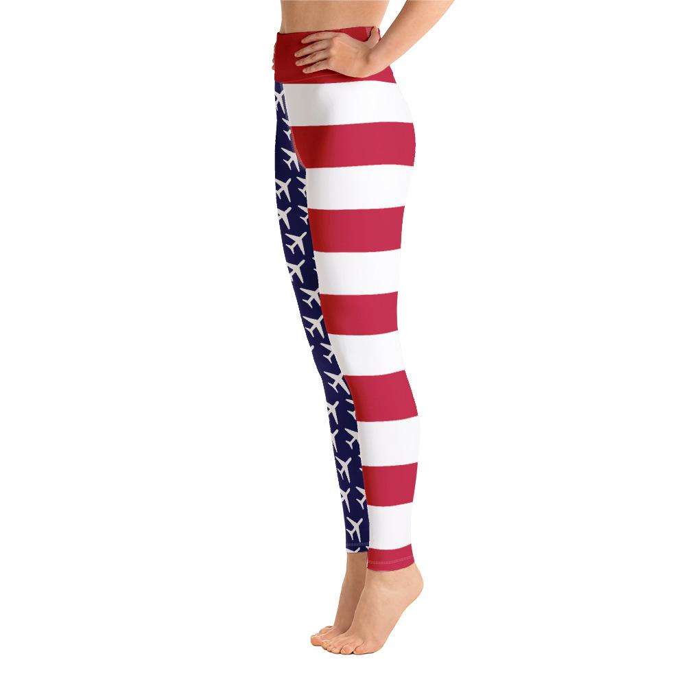 American Aviation Pride Yoga Leggings image 4