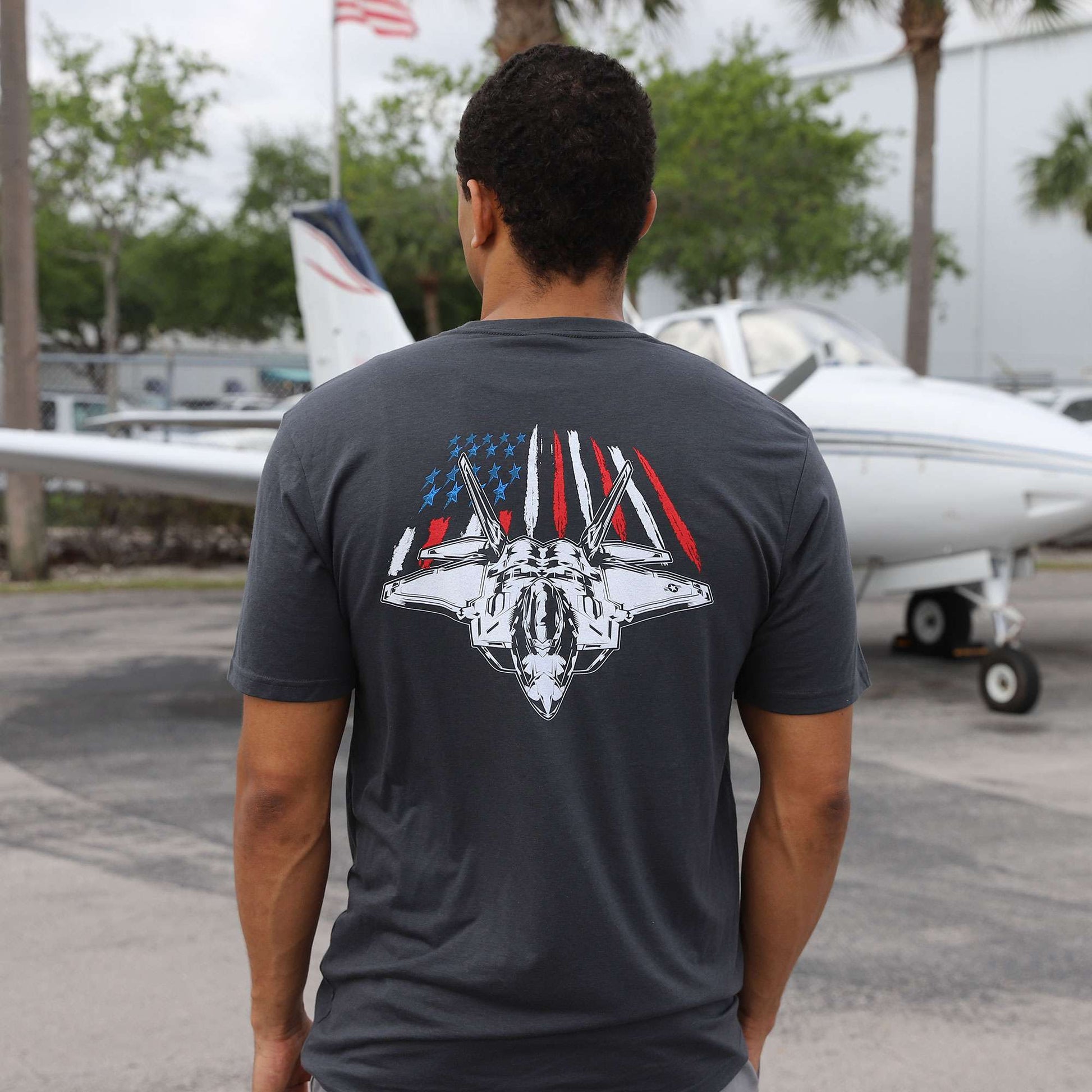 Banyan Charcoal F22 T-Shirt image 0