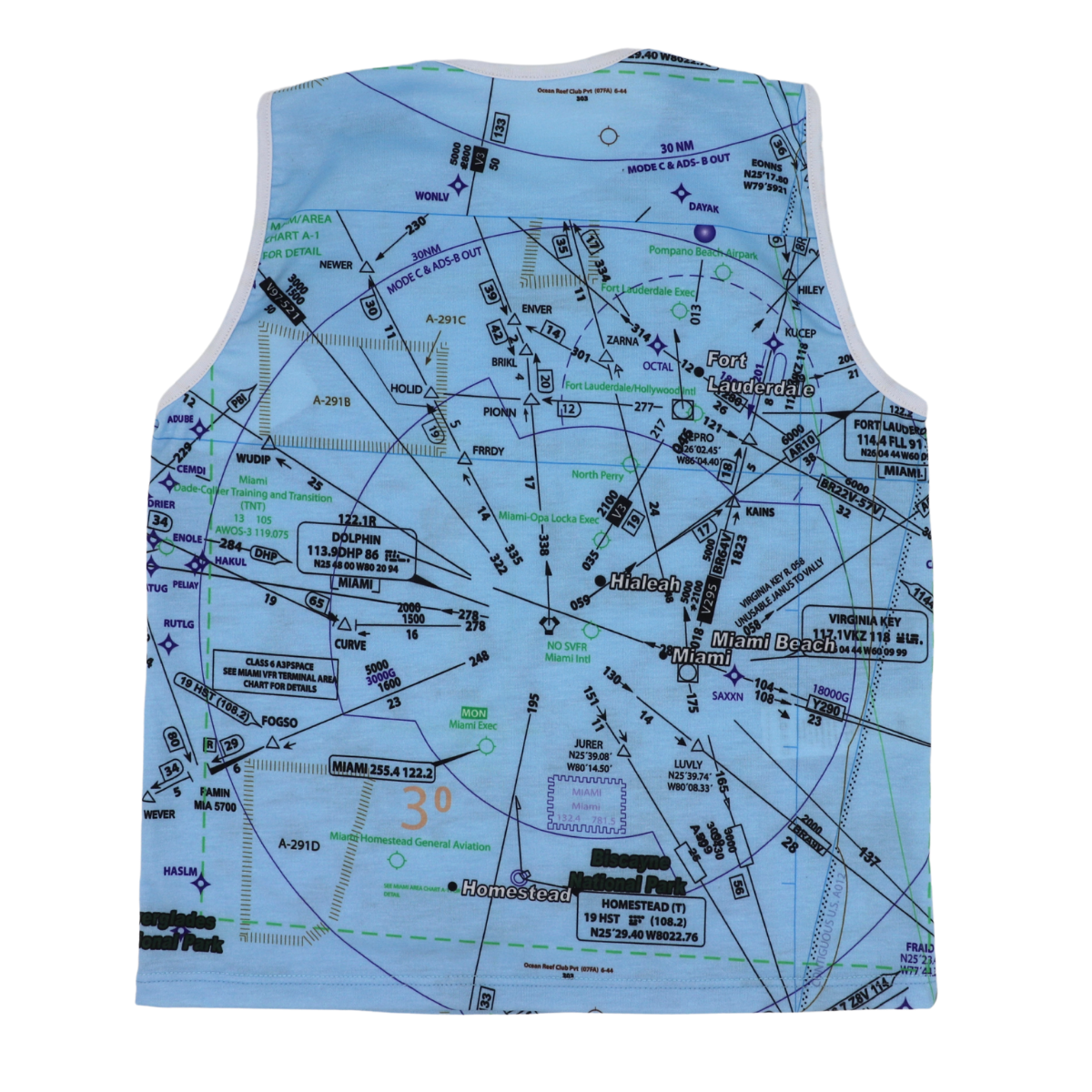 Boys Blue Sectional Tank Top image 1