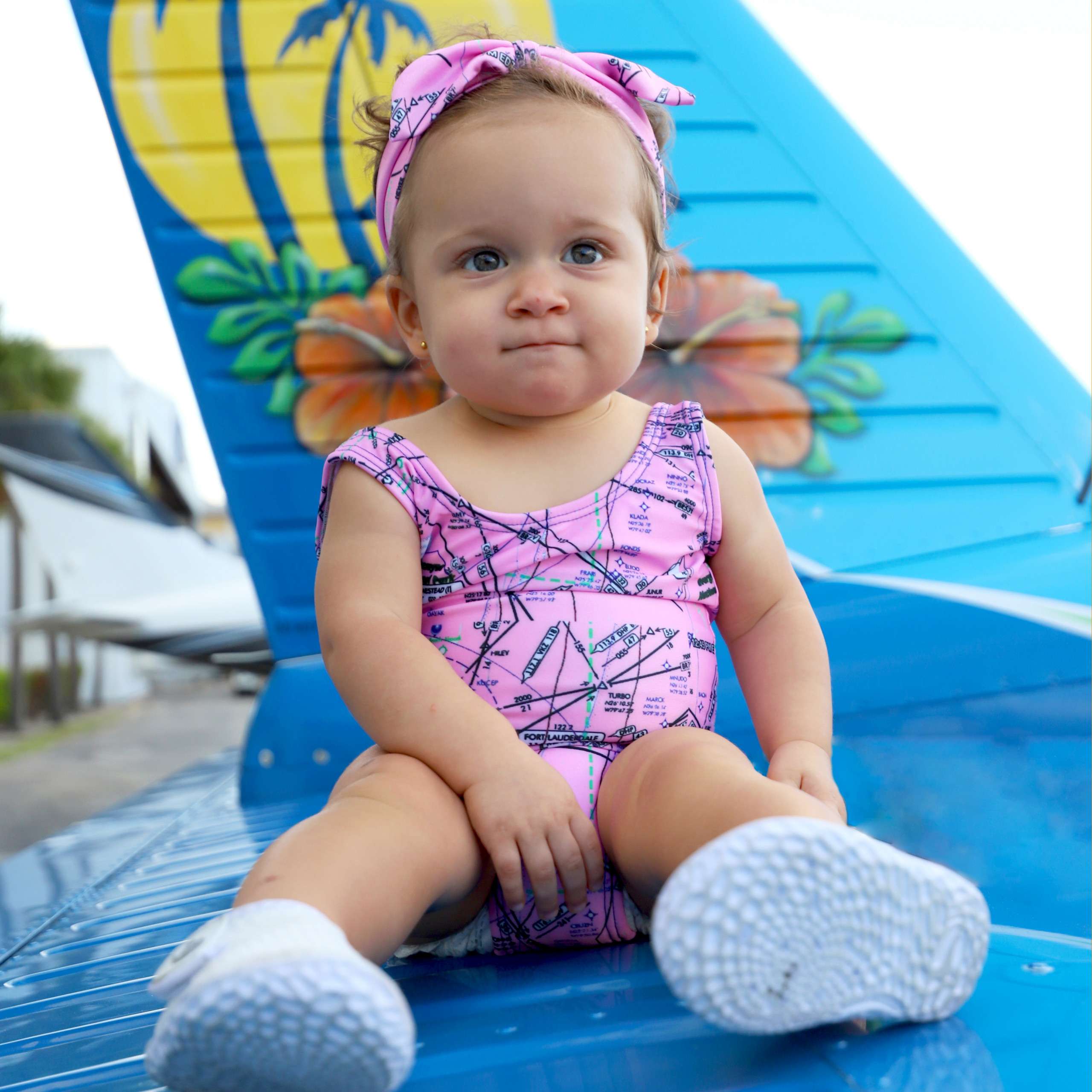 Baby Girl Bathing Suit - Chart image 1