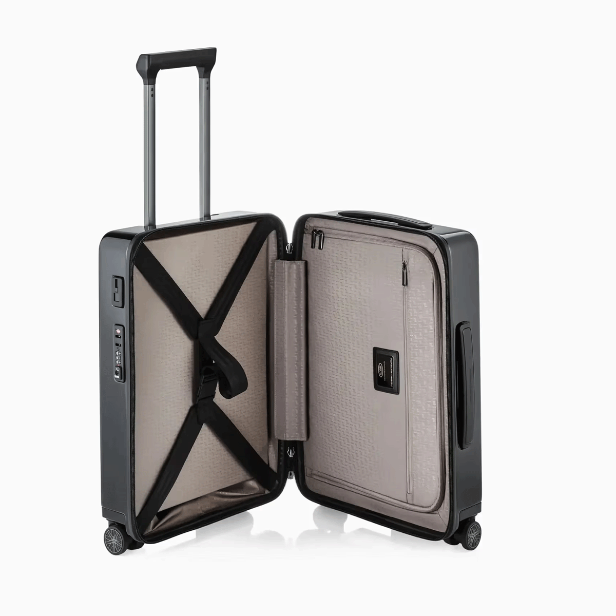 Porsche Roadster Hardcase 4W Business Trolley S Black image 1