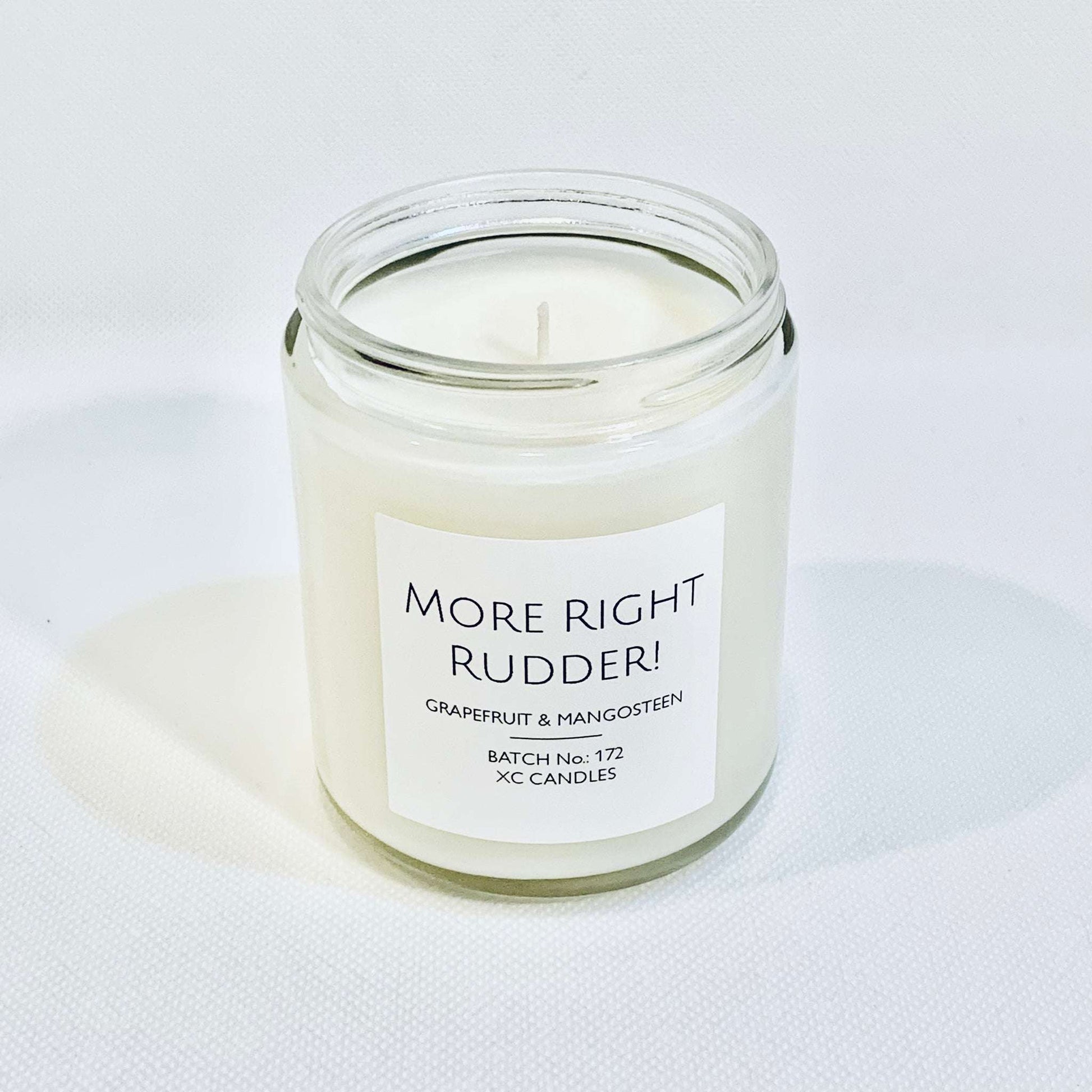 XC Candles - More Right Rudder - Grapefruit &amp; Mangosteen image 1