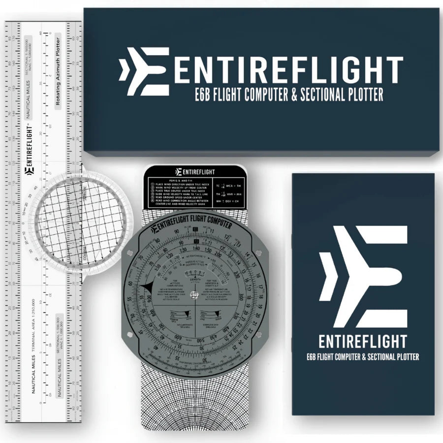 Flight computer and sectional plotter bundle