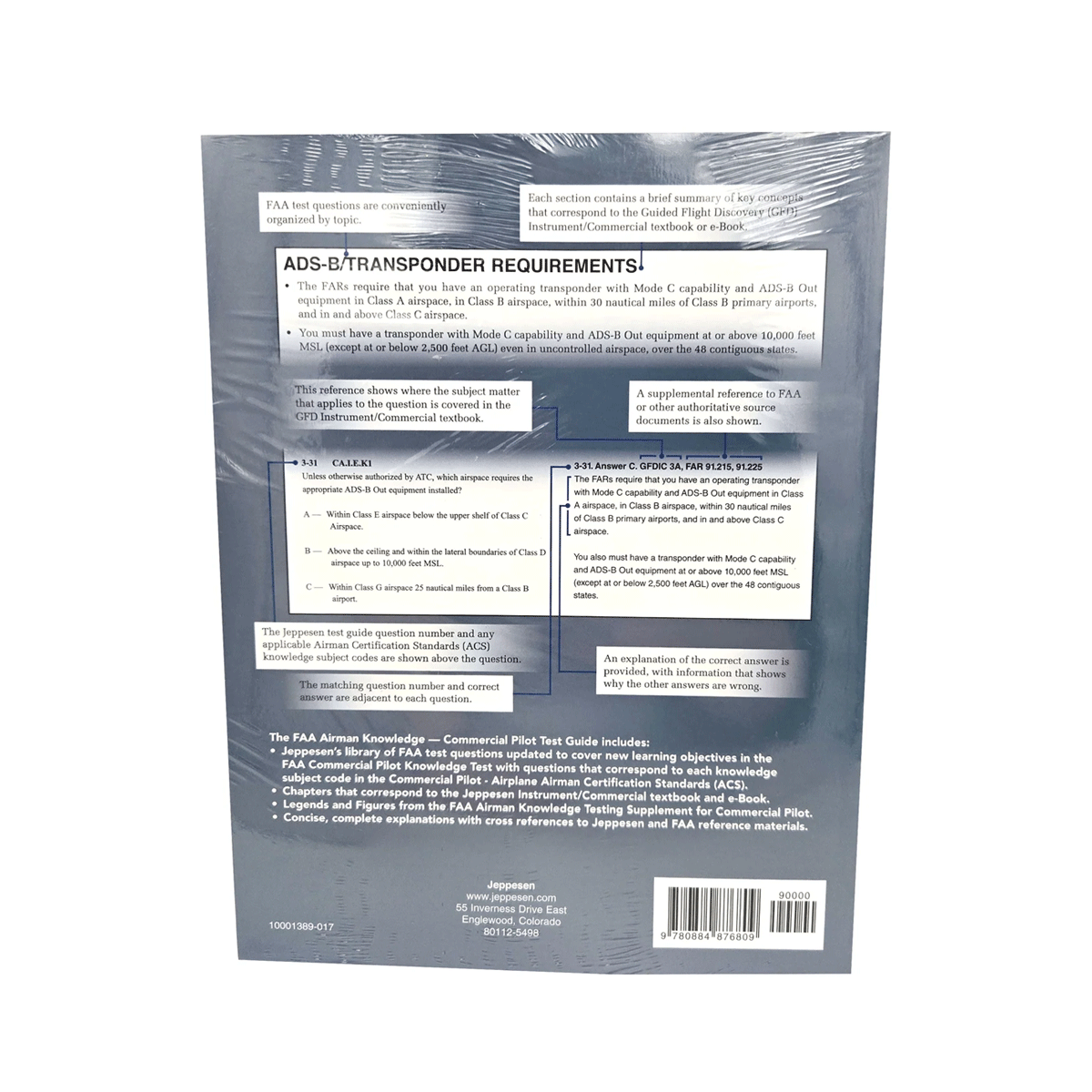 Jeppesen Commercial Pilot Airmen Knowledge Test Guide image 1