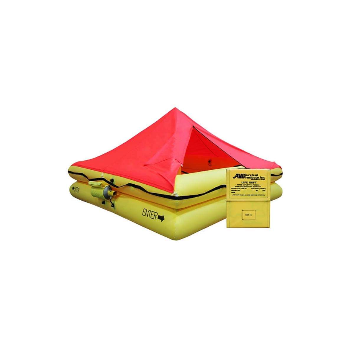 AVI Survival Products - 6-12 Person Life Raft FAA TSO-C70a � Type I image 1