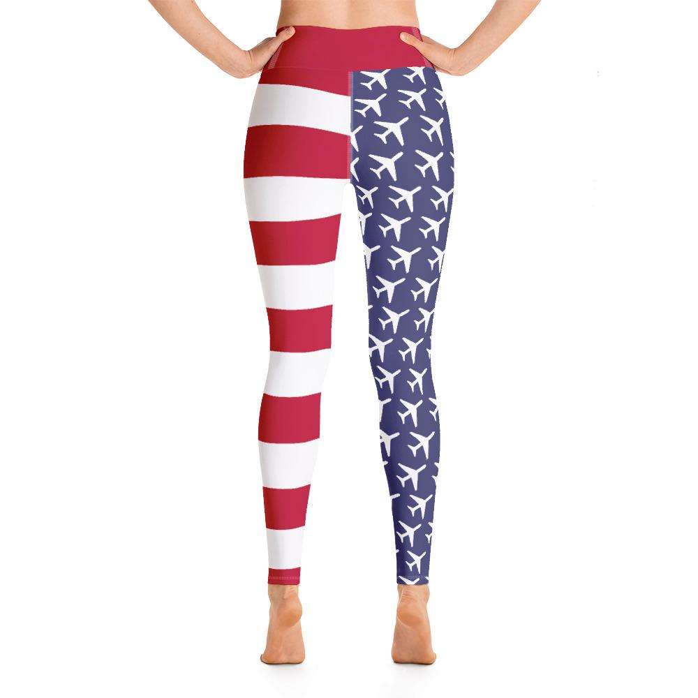 American Aviation Pride Yoga Leggings image 1