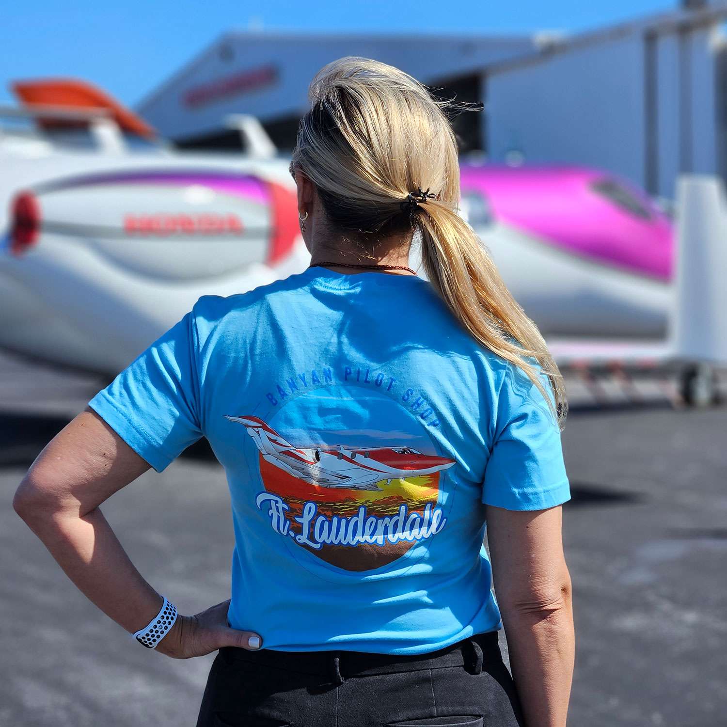 HondaJet Sunset T-Shirt image 1