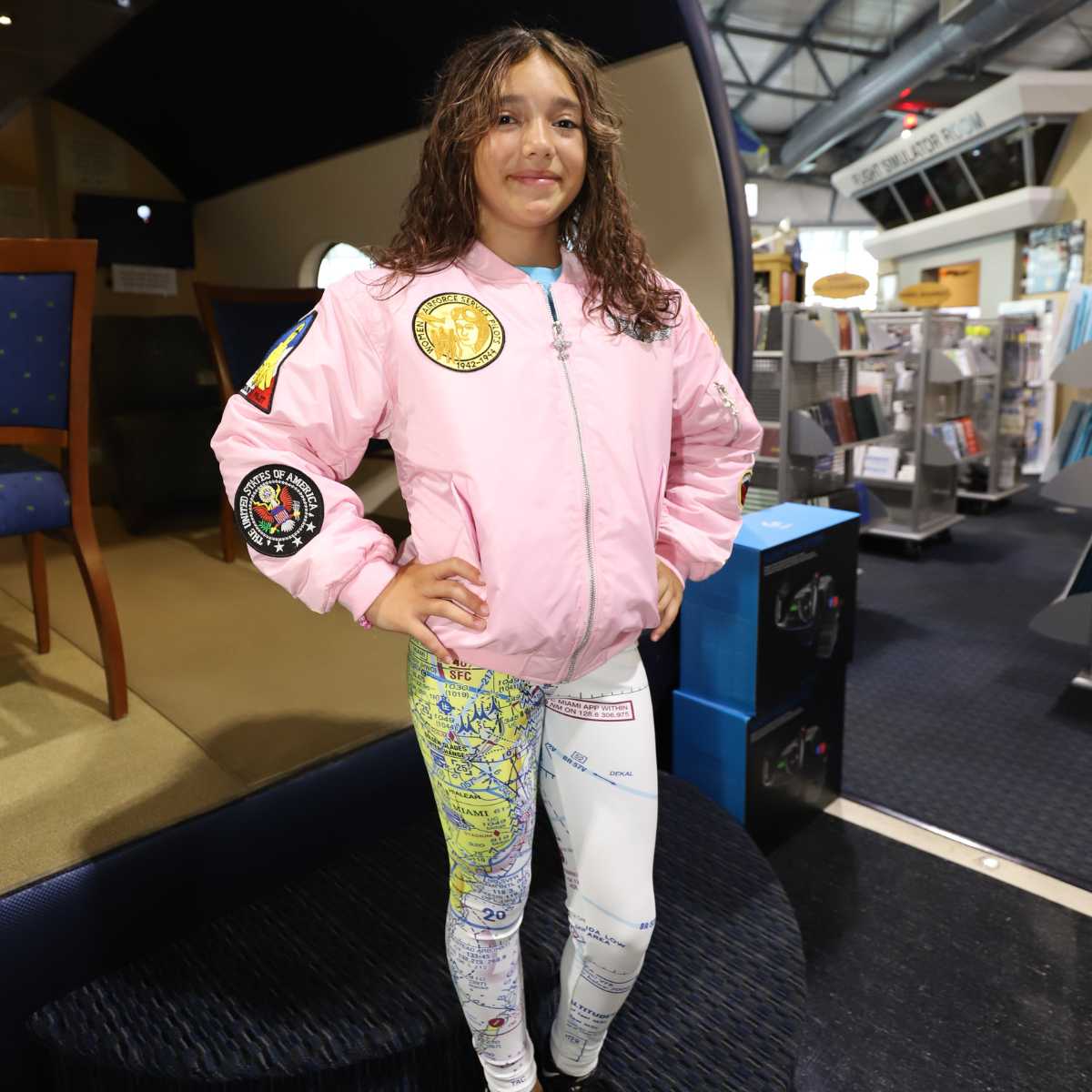 MA-1 Flight Jacket � Youth � Pink image 2