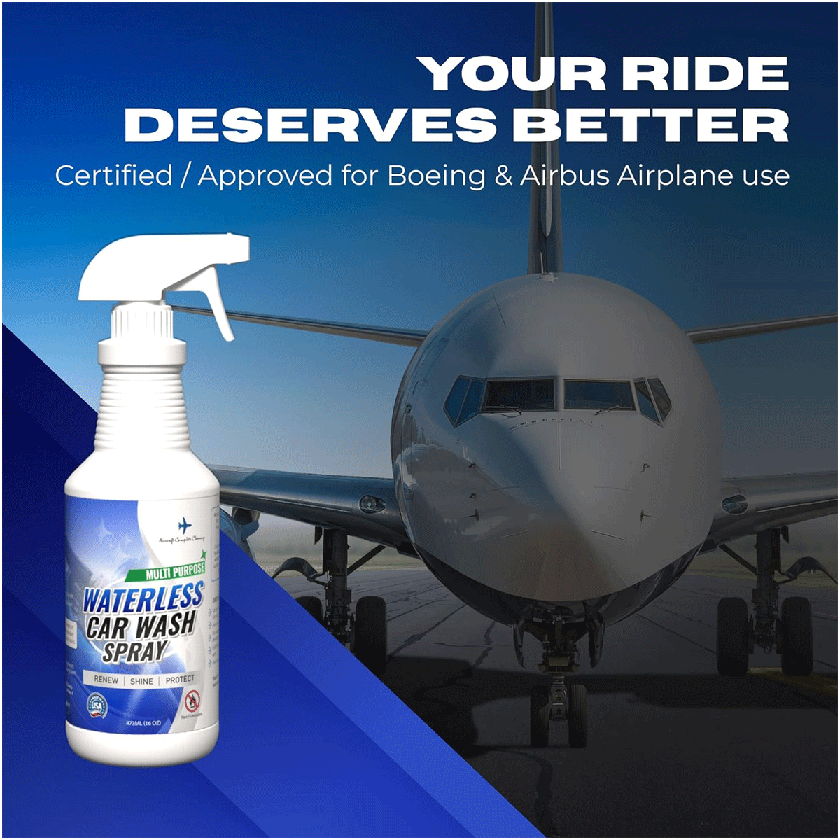 Aircraft 593 Waterless Cleaner image 1