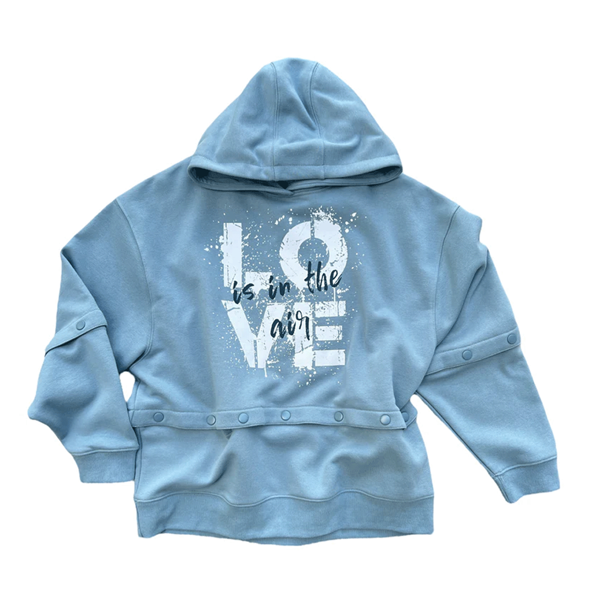 Dare to Fly 4-in-1 Hoodie Sweatshirt � Dusty Blue | Love Is in the Air image 2