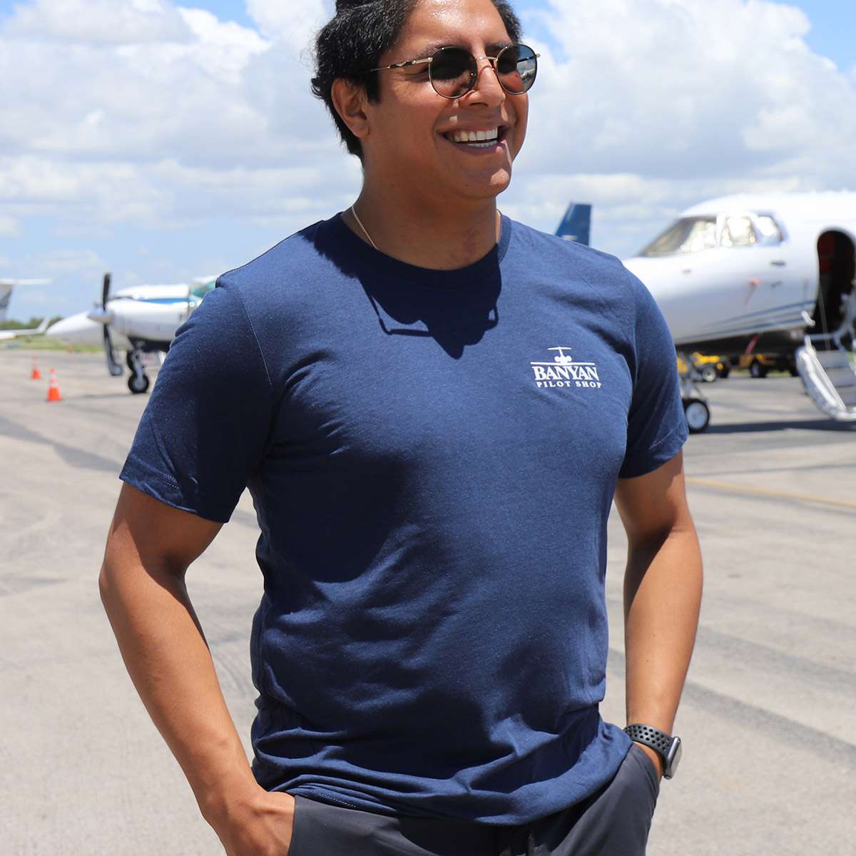 Banyan Org T-Shirt - Navy image 0