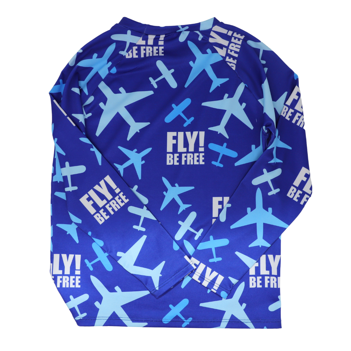 Boys Blue Fly Be Free DriFit Shirt image 2