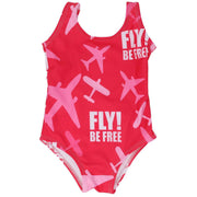 Baby Girl Bathing Suit - Planes image 0