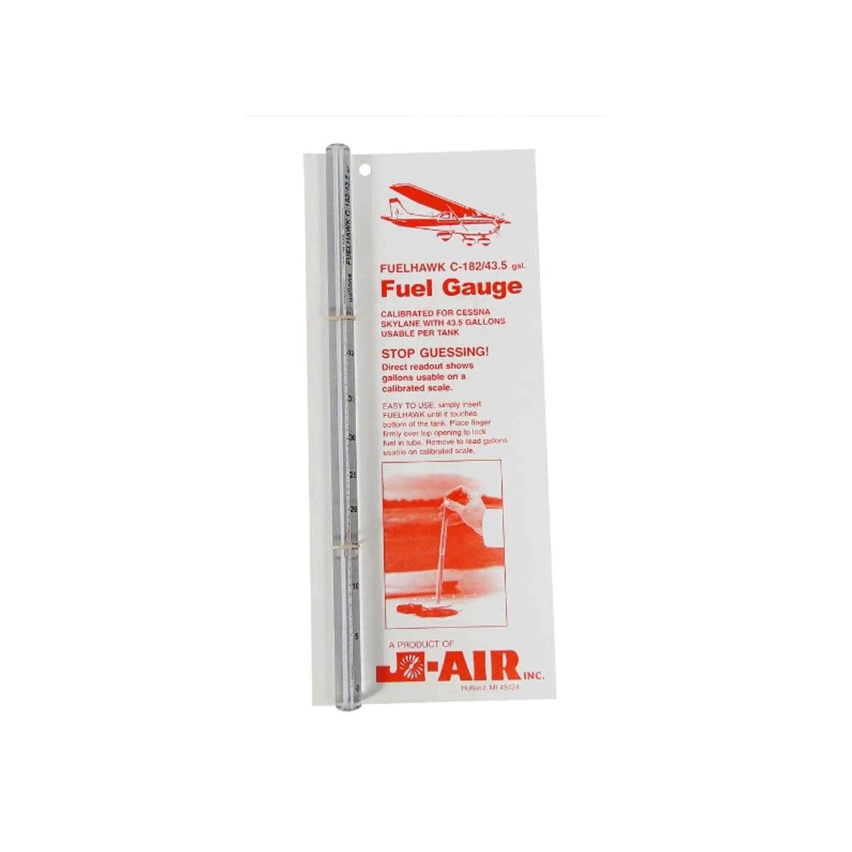 Fuelhawk C-182/43.5gal Dip Stick image 0